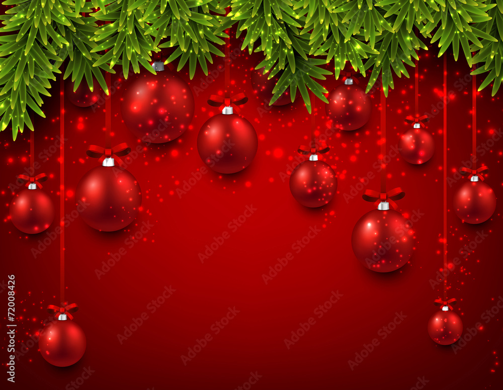 Christmas frame with fir branches. Christmas frame with fir branches.