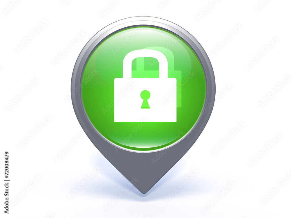 protect pointer icon on white background protect pointer icon on white background
