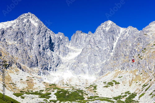 cable car to Lomnicky Peak, Vysoke Tatry (High Tatras), Slovakia