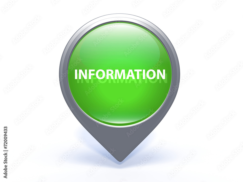 information pointer icon on white background information pointer icon on white background