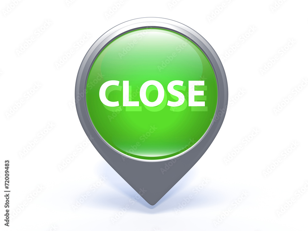 close pointer icon on white background close pointer icon on white background