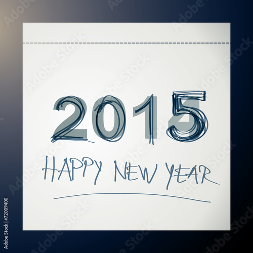 Overwrite calendar / New Year’s card 2015