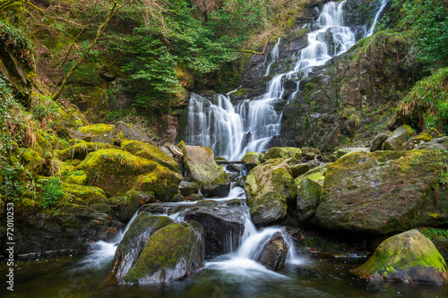 Torc waterfall in Killarney National Park, Ireland photo