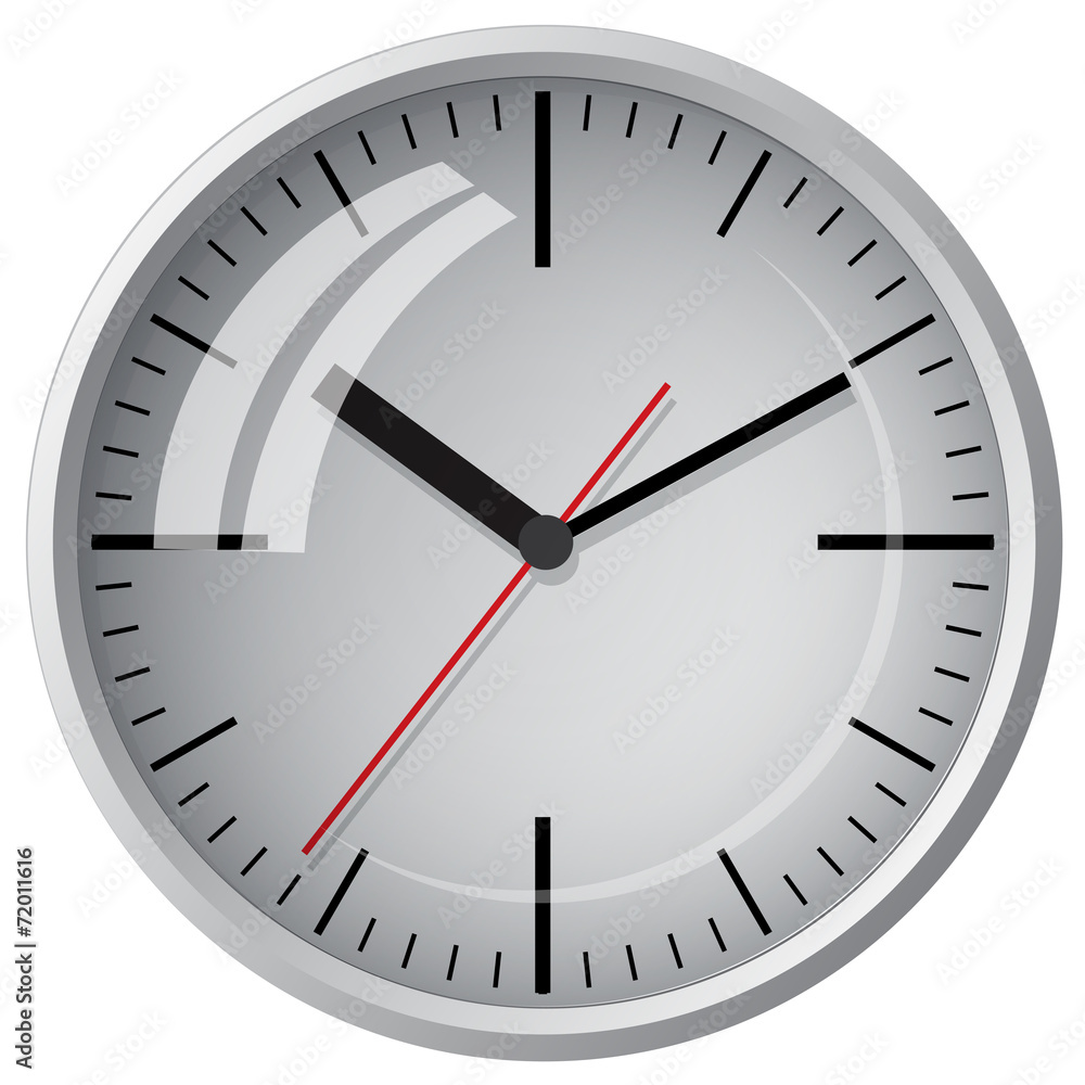Wall mounted digital clock. Wall mounted digital clock.