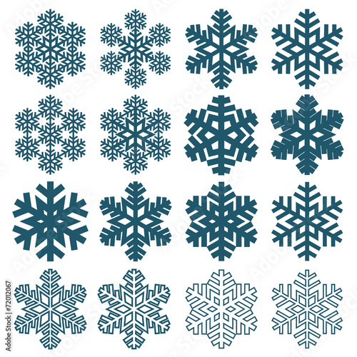 Decorative abstract snowflake.