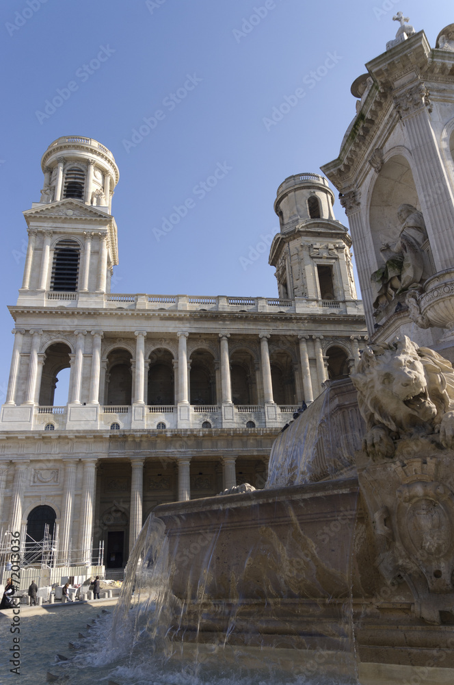 Fototapeta premium Saint Sulpice Paris