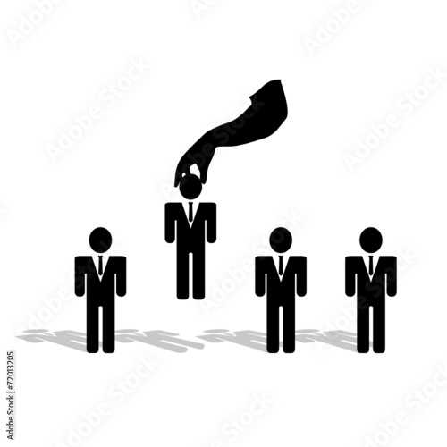 selection of people symbol vector