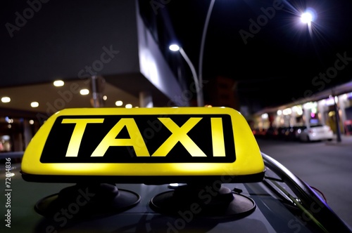 Taxi-Schild