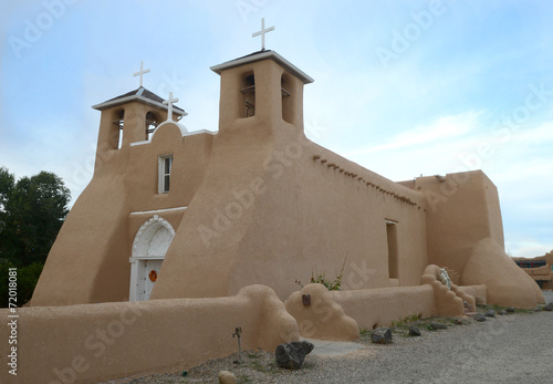 The San Francisco de Asis Church in Taos, Mew Mexico photo