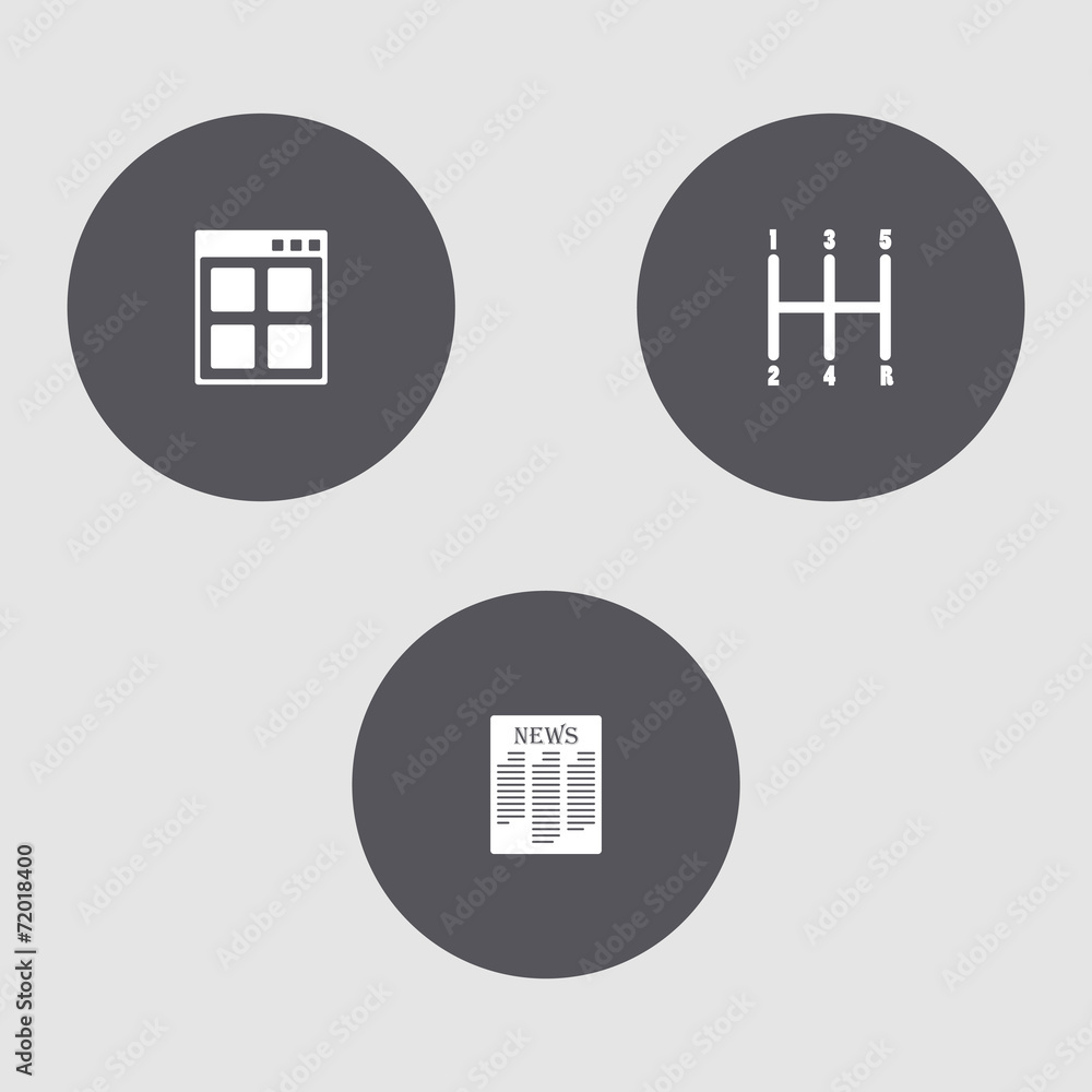 Mini set - Internet icons. Mini set - Internet icons.