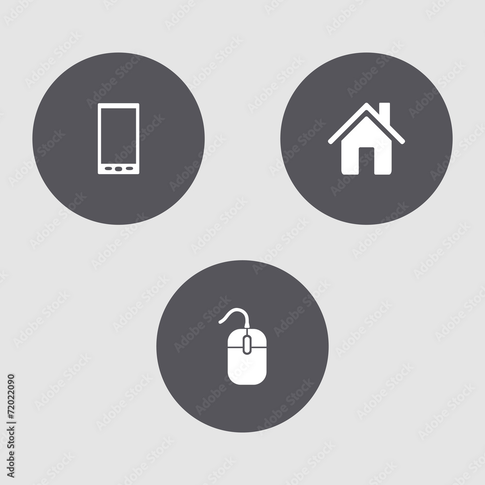 Mini set - Internet icons. Mini set - Internet icons.