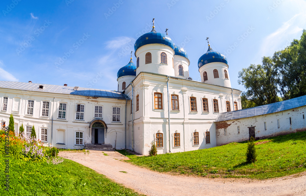 St. George's Monastery in Veliky Novgorod, Russia