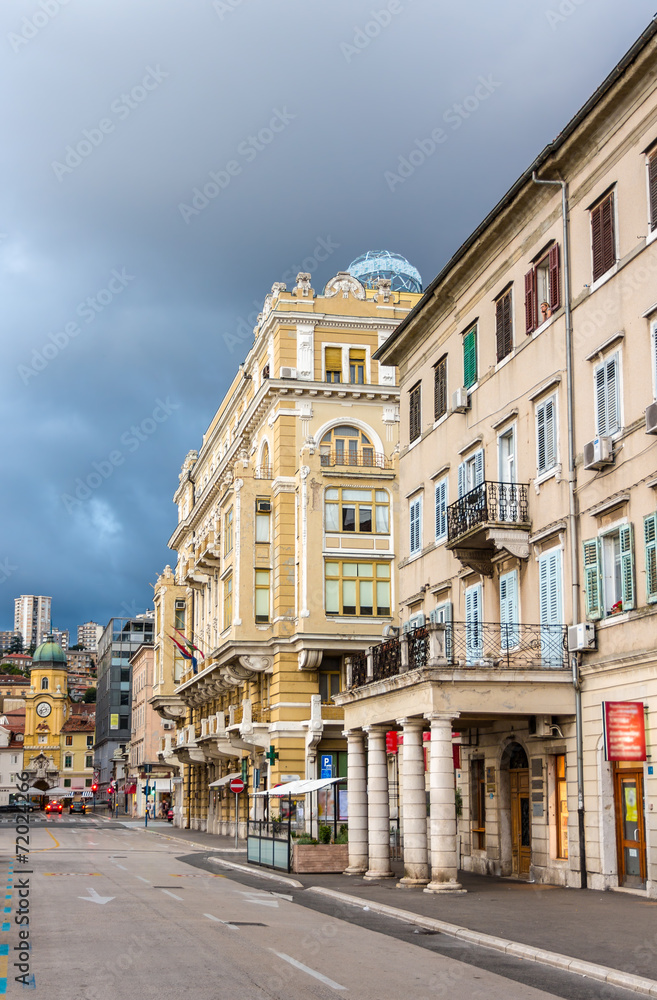 Buildings in Rijeka - Croatia
