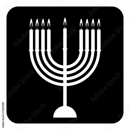 Chanukah symbol button