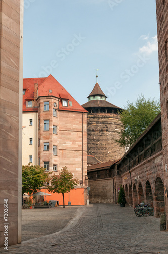 Stadtmauer in Nürnberg photo