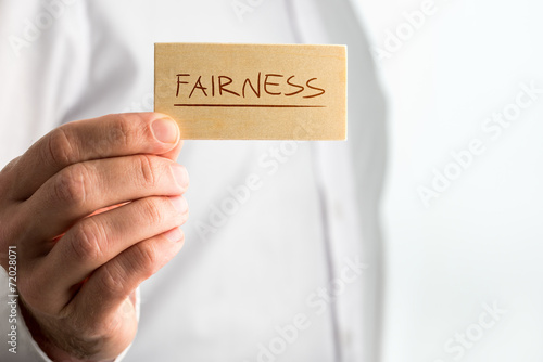 Simple Fairness Concept Design on Small Paper