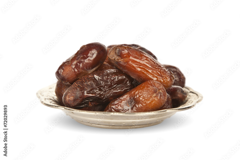 Dates isolated on white background Dates isolated on white background