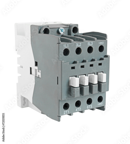 Magnetic Contactor isolated on white background