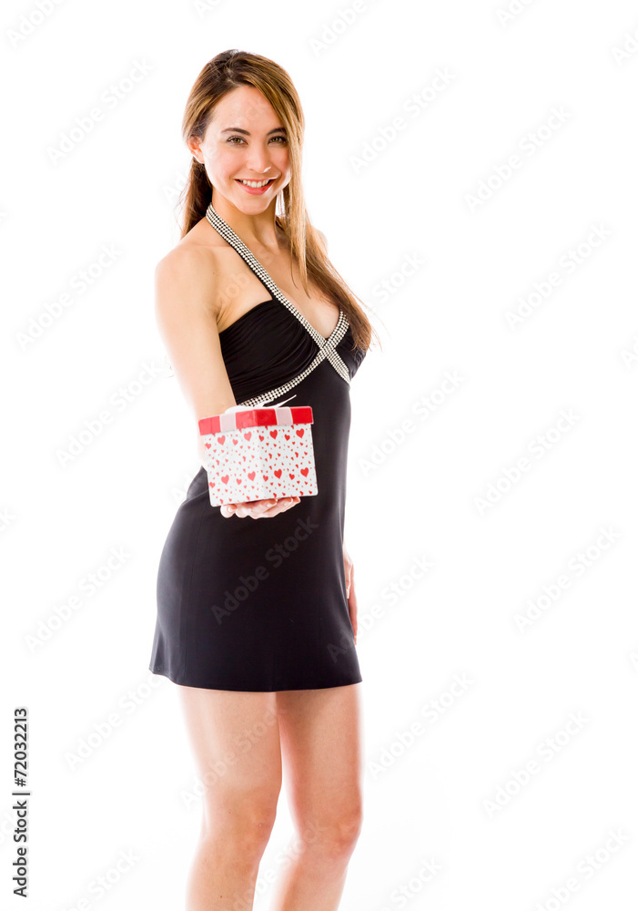 model isolated on white in love model isolated on white in love