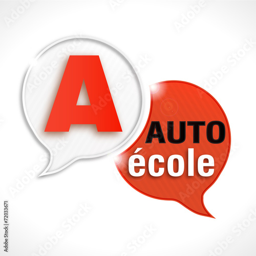 bulle rayée : auto école v2