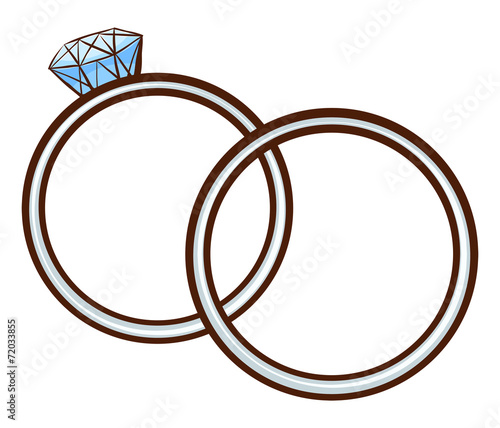 A simple sketch of a wedding bond