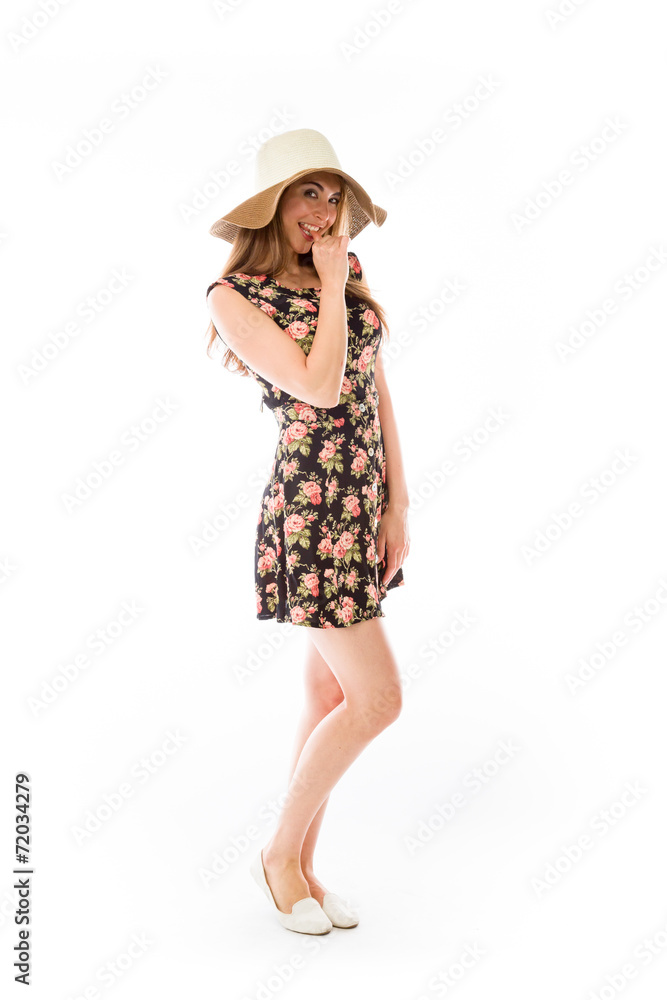Nervous model bting finger nails Nervous model bting finger nails