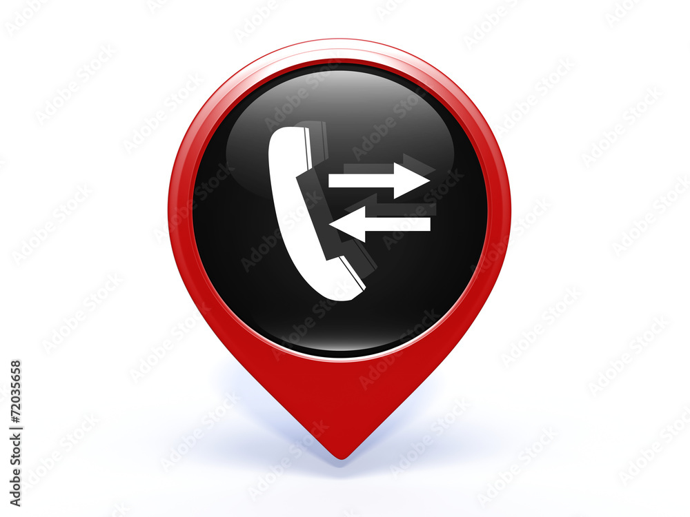 calls pointer icon on white background calls pointer icon on white background