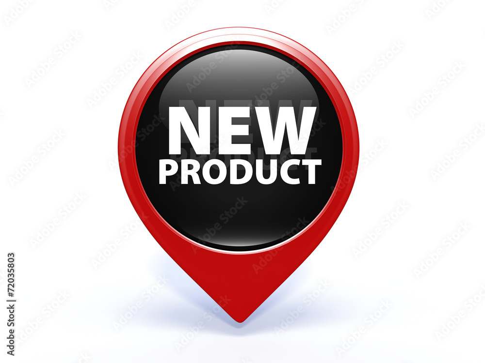 new product pointer icon on white background new product pointer icon on white background