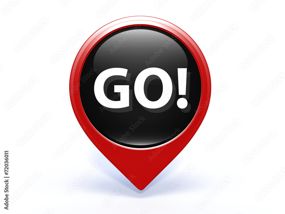 go pointer icon on white background go pointer icon on white background