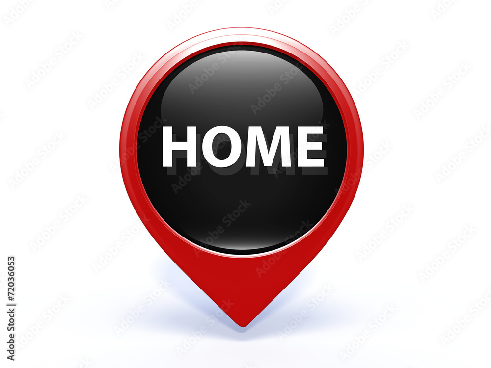 home pointer icon on white background home pointer icon on white background