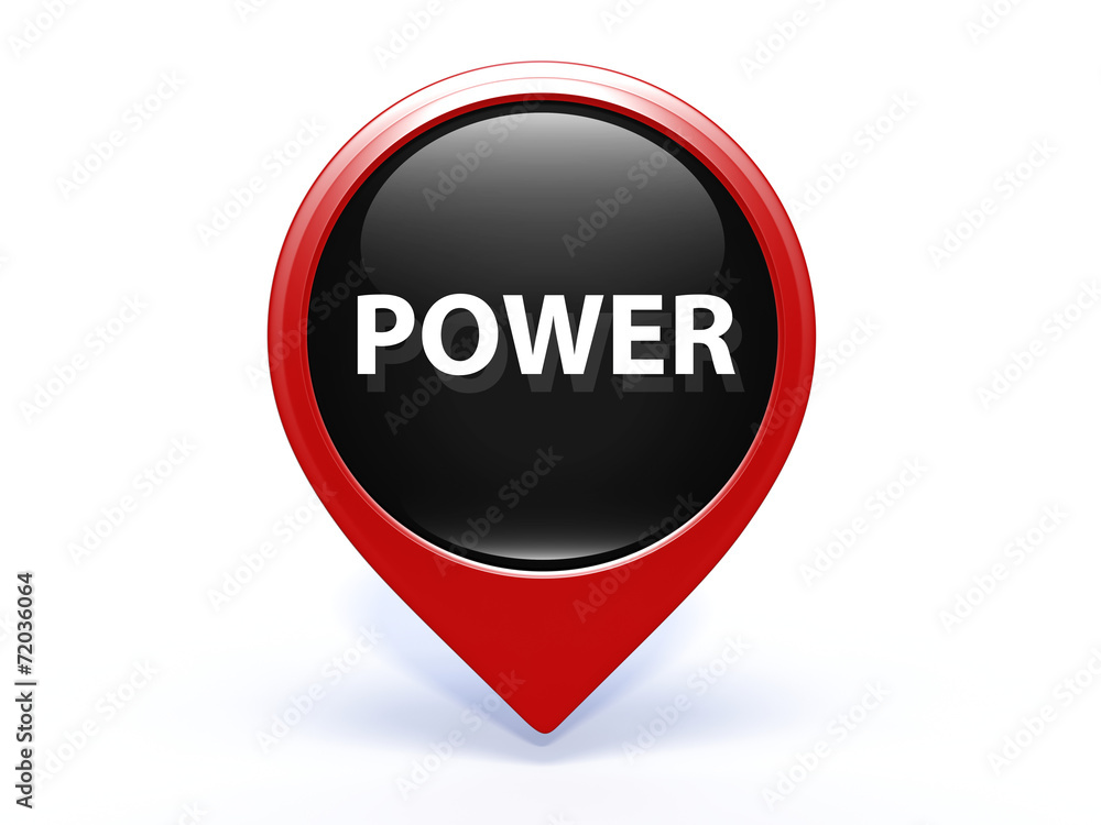 power pointer icon on white background power pointer icon on white background