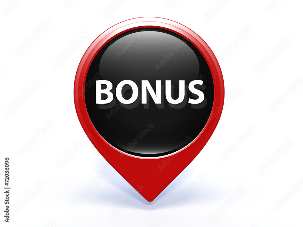 bonus pointer icon on white background bonus pointer icon on white background