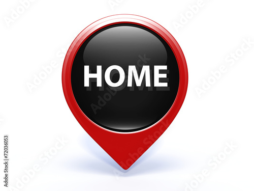Free Download home pointer icon on white background - GFXLoad