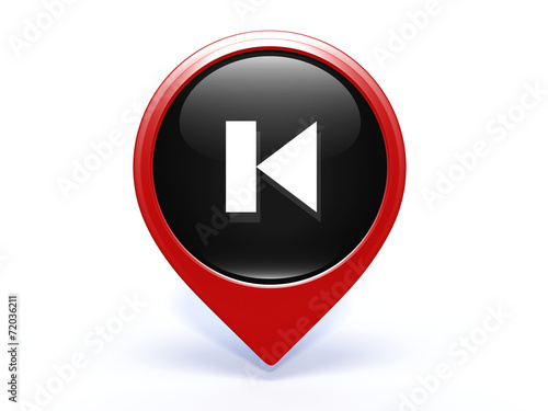 Free Download prev pointer icon on white background - GFXLoad