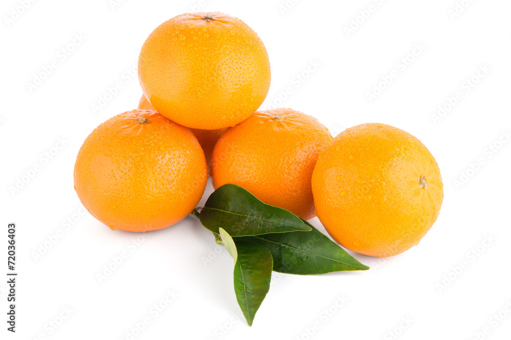 Ripe tangerine or mandarin Ripe tangerine or mandarin