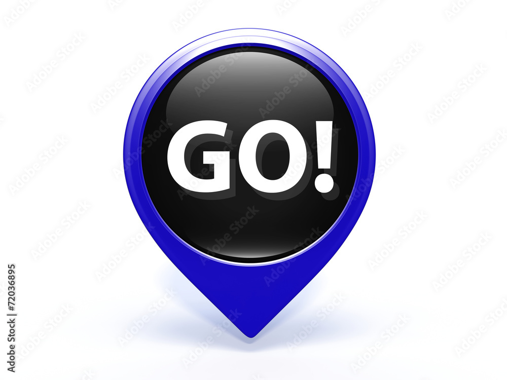go pointer icon on white background go pointer icon on white background