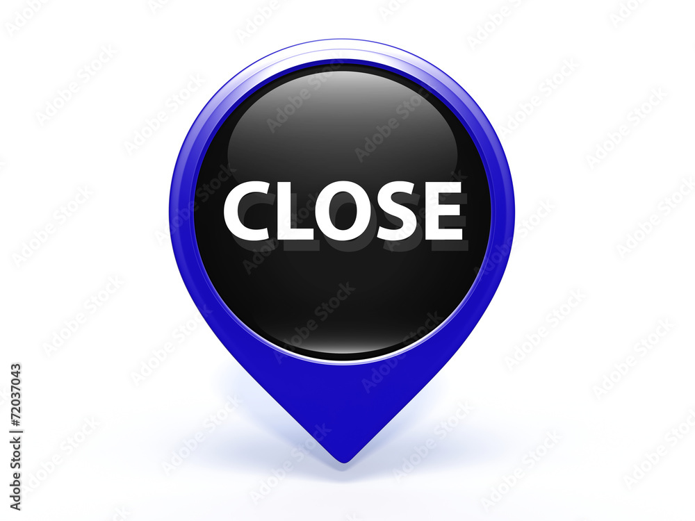 close pointer icon on white background close pointer icon on white background