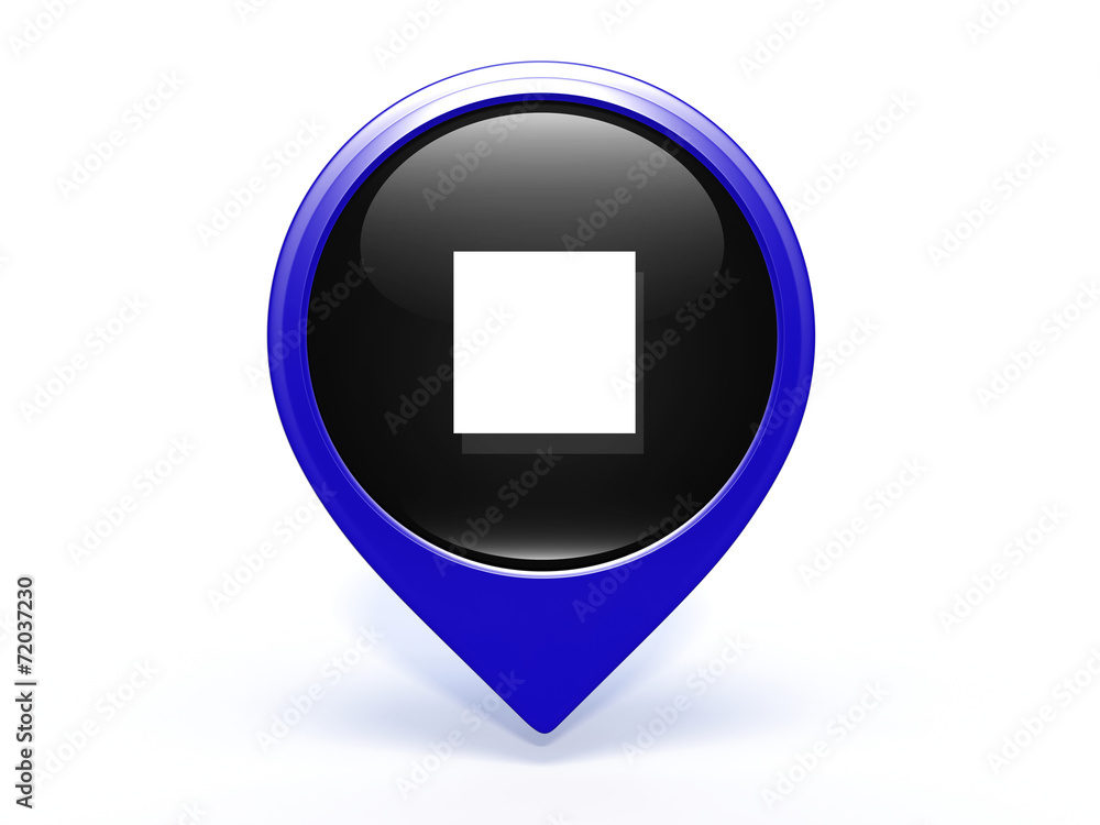 stop pointer icon on white background stop pointer icon on white background