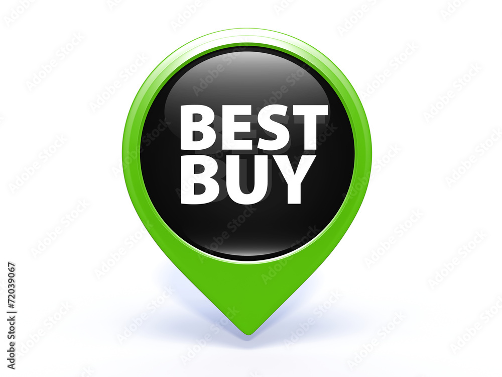 Best buy circular icon on white background Best buy circular icon on white background