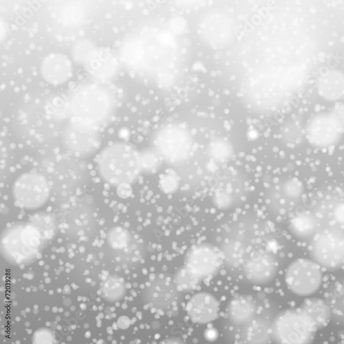falling snow on the gray - vector image grey