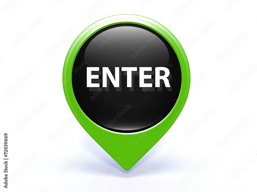 enter pointer icon on white background enter pointer icon on white background