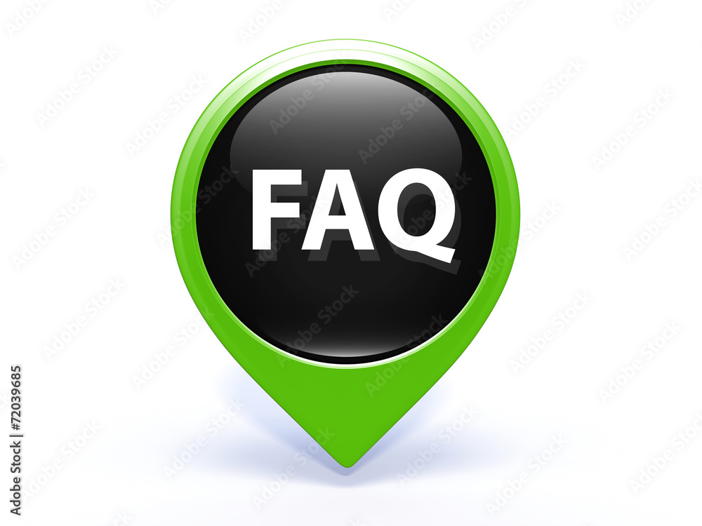 faq pointer icon on white background faq pointer icon on white background