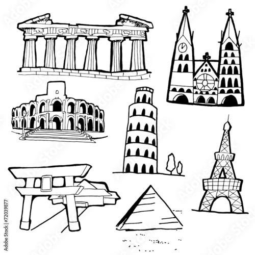 Landmark doodles