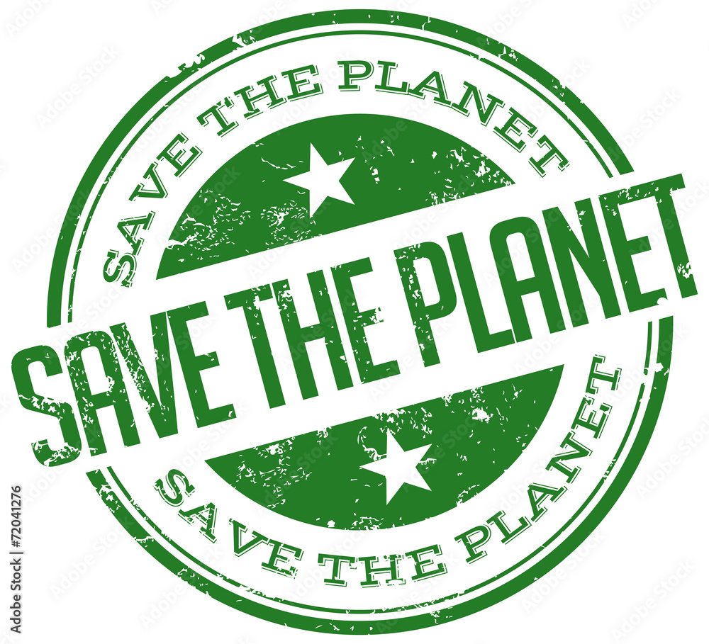 save the planet stamp save the planet stamp