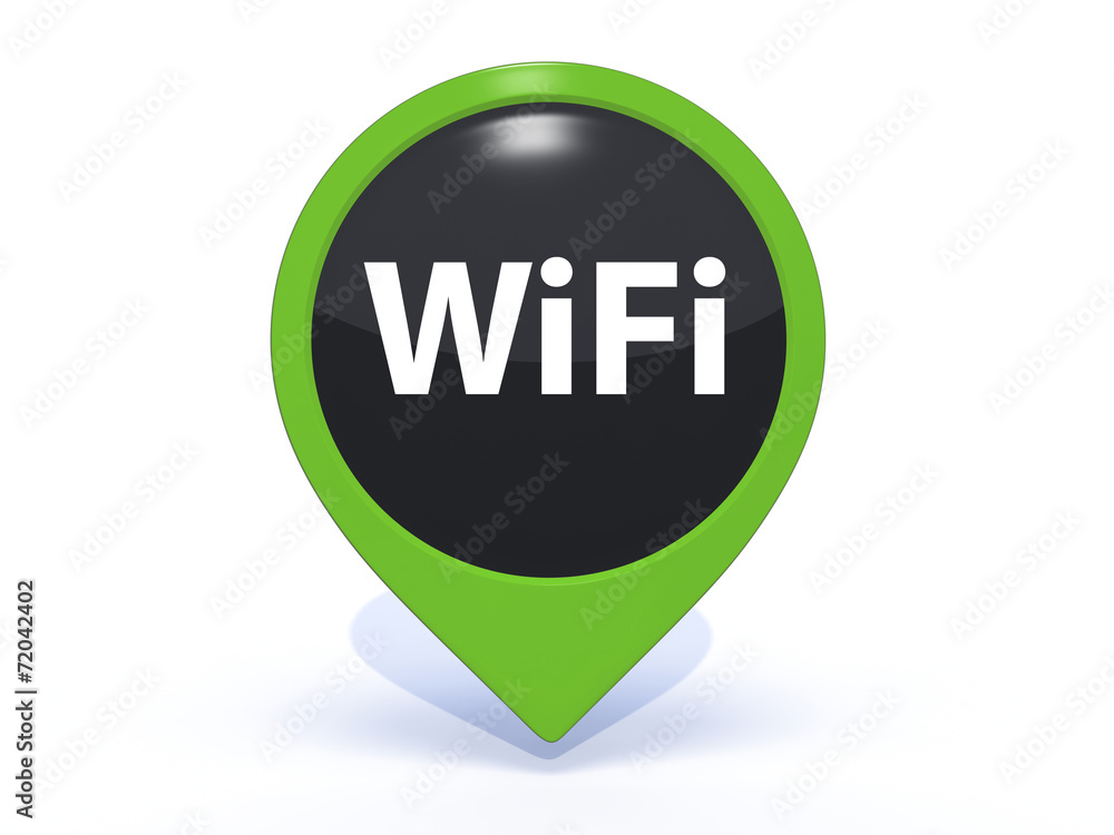 wifi pointer icon on white background wifi pointer icon on white background