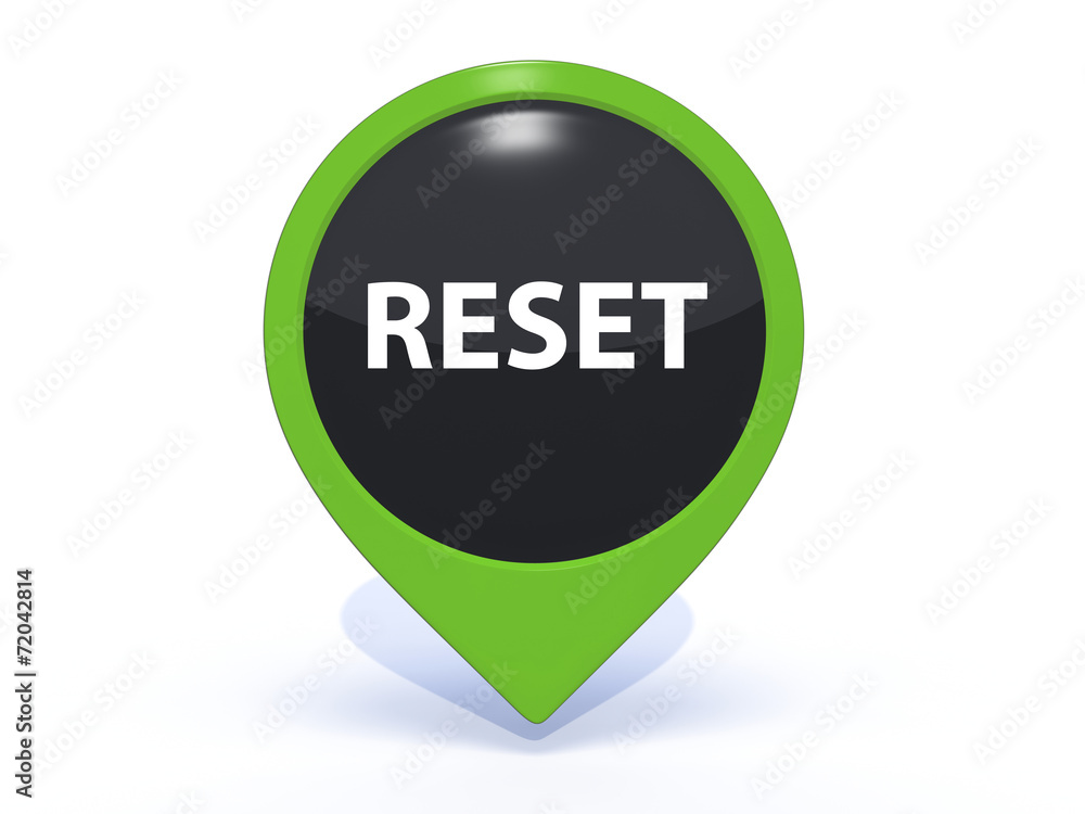 reset pointer icon on white background reset pointer icon on white background