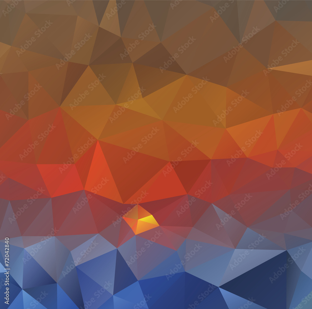 Fototapeta premium Abstract background triangles