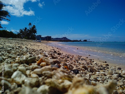 Diamond Head View from Beach