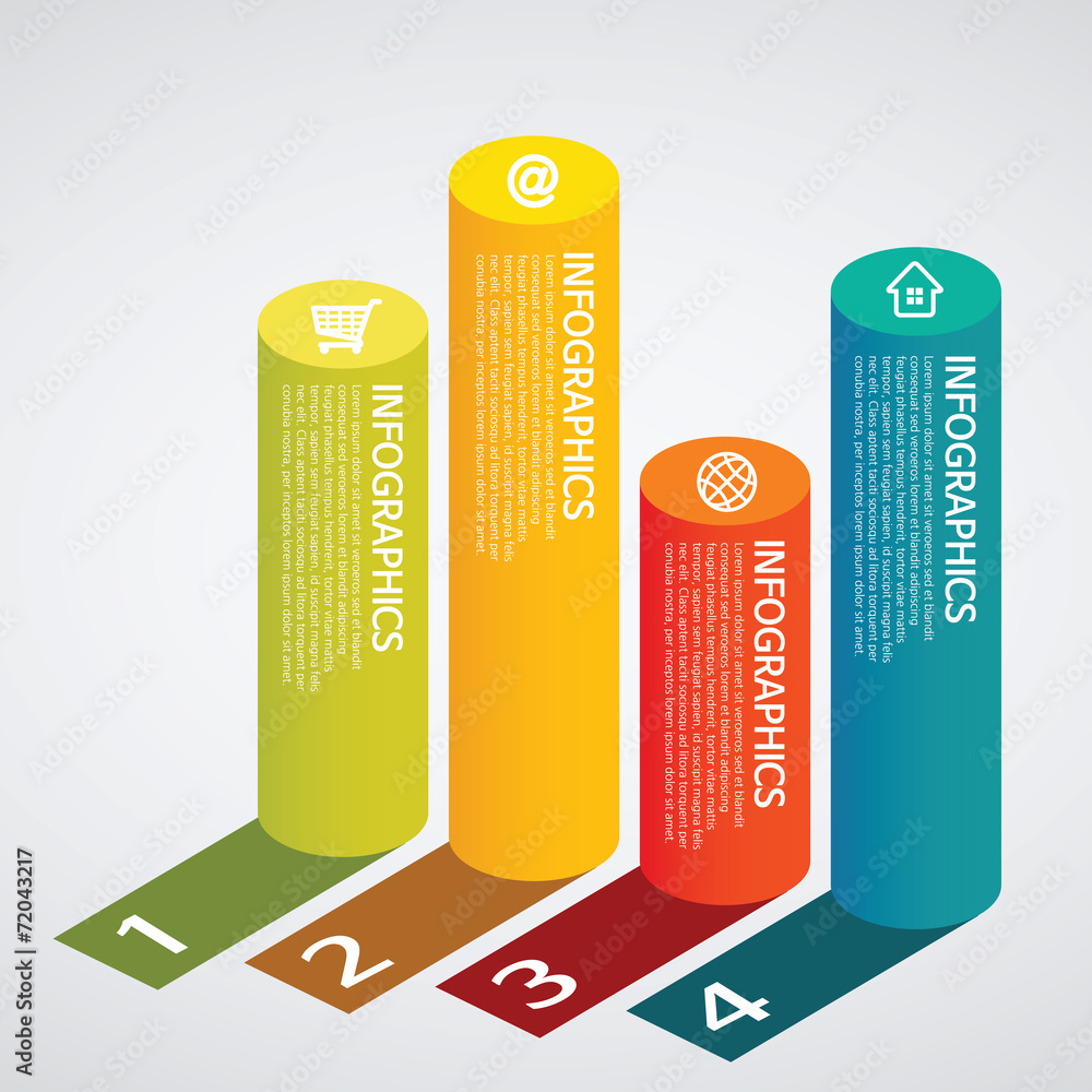 info graphics - colorful graph,cylinder, shadow info graphics - colorful graph,cylinder, shadow