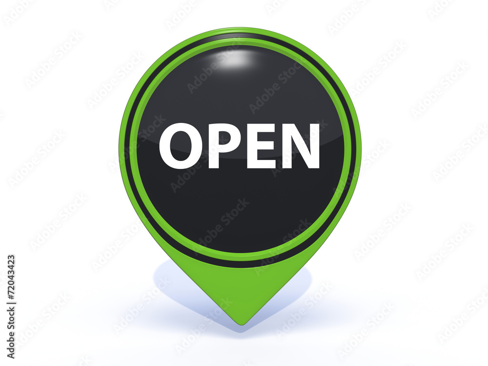 open pointer icon on white background open pointer icon on white background